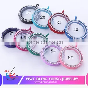 Wholesale Glass Memory Locket Charms thumbnail-1