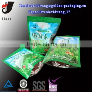 Laminated Plastic Green Tea Packaging Bag thumbnail-1