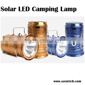 5VDC Solar LED Flashlight for Camping thumbnail-3