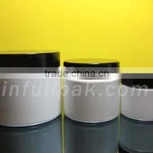 8oz /250g/250ml White Plastic PET Jar thumbnail-1