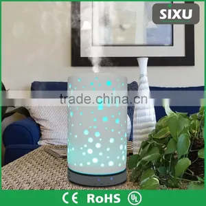 Home Decoration Use Ceramic Flower Reed Diffuser Electric Aroma Air Humidifier thumbnail-6