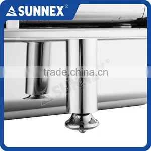 Sunnex Promotional Stylish Highly Polished Stainless Steel Full Size 5.5 Ltr / 5.8 U.S. Qt Induction Chafing Dish thumbnail-6