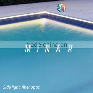 Diameter 8mm Side Light Fiber Optic Cable, Fiber Optic Side Glow Cable Lighting thumbnail-5