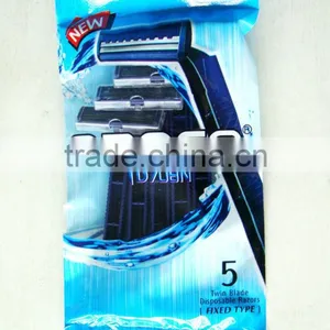 Twin Blade Plastic Handle Disposable Razor thumbnail-2