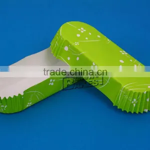 Green Cherry Blossom Paper Cupcake Liners in Drench the Membrane Big Size/chevron Greaseproof Paper Cupcake Liners thumbnail-1