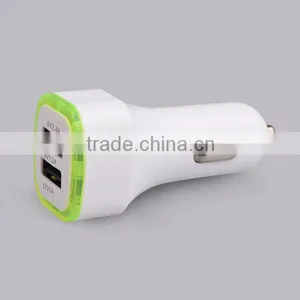 Dual USB Port QC 2.0 Car Cigarette Charger for MP3/MP4/laptop/tablet/mobile Phone thumbnail-4