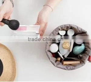 Nylon Make up Cosmetic Drawstring Bag thumbnail-4