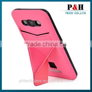 Cell Phone PU Leather Protector Case for Samsung Galaxy E7 thumbnail-1
