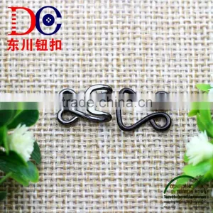 Zinc Alloy Material Metal Hook for Shirt Cheongsam Accoessory thumbnail-2