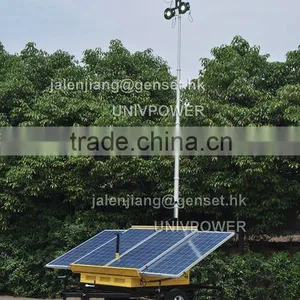 400w LED Trailer Solar Lighting TOWER thumbnail-1