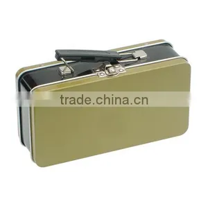 Fashion Style Custom Music Tin Box With Handle and Lock thumbnail-3