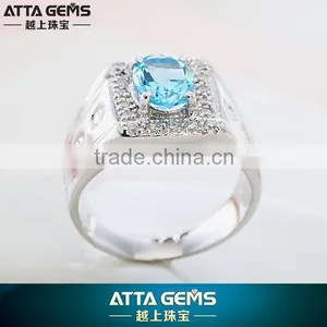 Charming Style Designs Large Oval Gemstone Ring thumbnail-1