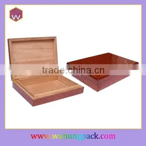Unfinished Wooden Lacquer Packaging Cigar Box thumbnail-2