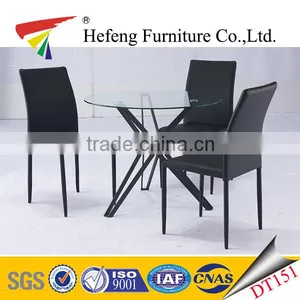 Glass Top Round Dining Table / Dining Table Designs thumbnail-1