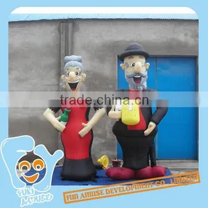 Giant Inflatable Cartoon Lovely Couple for Sale thumbnail-1