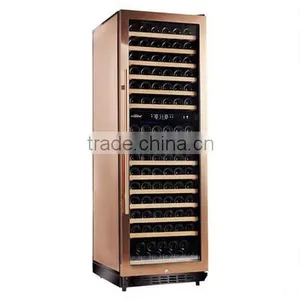 Shentop Newest Style Stainless Steel Compressor Wine Cooler STI-B480D Dual Zones Wine Fridge thumbnail-1