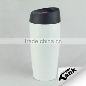 Double Walled Stainless Steel Solid Coloured Coffee Mug thumbnail-1