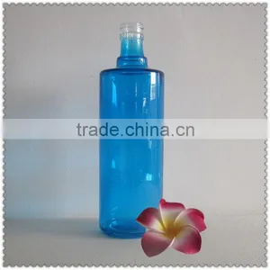 500ML COATING BLUE SPIRIT GLASS BOTTLE thumbnail-1