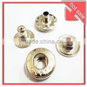 Good Quality Custom Metal Decorative Snap Button With Logo for Handbags/bags/clothing/garment thumbnail-1
