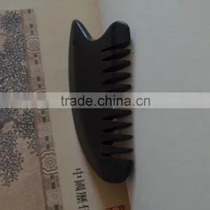 Female Natural Black Nephrite Comb thumbnail-3
