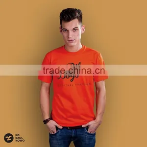 2016 T-shirt Male Tee With Design Printed Logo Slogan Screenprint Transfer DTG OEM Service thumbnail-1