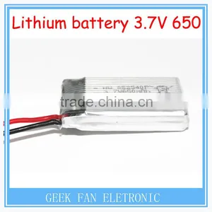 Wholesale 650mAh High Rate X5C Upgrade the Battery 852540 3.7V Li-Po Battery For RC Airplane thumbnail-1