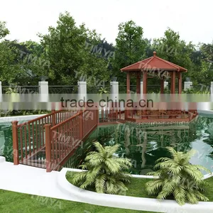 Outdoor Aluminum Frame Doubl Waterproof Gazebo With Sides thumbnail-1