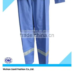Blue Long Sleeves Reflective Cheap Work Uniform thumbnail-3