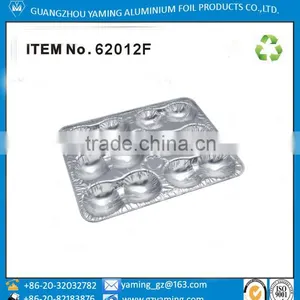 Disposable Aluminium Foil Small Six Mold Cake Baking Container Night Party Pennies Mold thumbnail-1