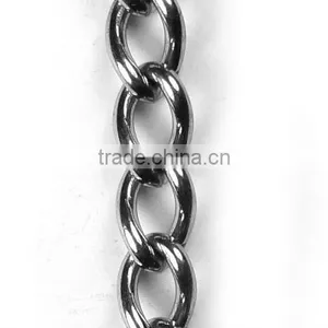 316 Stainless Steel Welded Twist Link Chain thumbnail-1