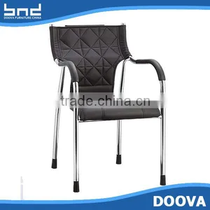 New Design Luxury Leather Dining Chair With Iron Legs Cheap Office Chair thumbnail-1