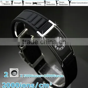 Noproblem D001 FDA Titanium Fashion Charm Power Health Germanium Bio Magnetic Bracelet thumbnail-4
