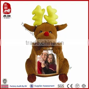 Promotion! Customed Lovely Soft Stuffed Toy Plush 6" Photo Frame thumbnail-1