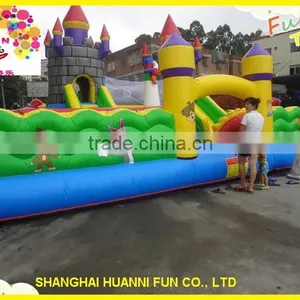 Inflatable Jump Castle/ Inflatable Air Bouncer Trampoline With Slide thumbnail-3