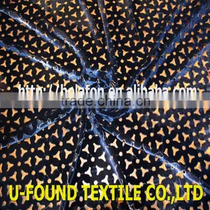 New Fancy Item 95% Polyester 5% Spandex Warp Knitted KS Velvet With PUNCH FOIL Fabric thumbnail-2