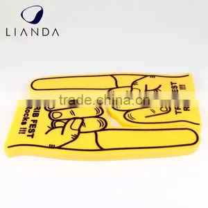 pu Soft Foam Finger,pu Foam Finger Hand,eva Foam Wave Cheering Hand thumbnail-2