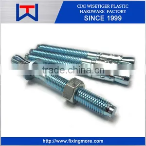China Supplier Carbon Steel Zinc Plated Expansion Bolt Wedge Anchor thumbnail-1