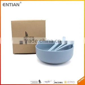 610ml Food Grade Palstic and Wheat Straw Fancy Bowl thumbnail-4