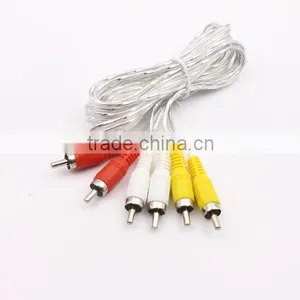 High Speed 3RCA to 3RCA Stereo AV Audio Video Extension Cable 3ft 6ft 10ft 15ft 20ft 30ft thumbnail-1