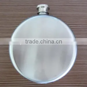 High Quality 5oz Round Hip Flask With Mirror Polishing thumbnail-1