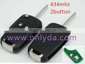 High Quality Chevrolet 2 Button Remote Key With 433MHZ 50% Free Shipping thumbnail-1