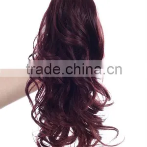 Wigs Red Curly Hair Ponytail thumbnail-1