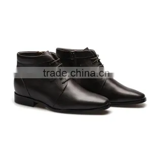 Men Boots /black Leather European Mens Boots/high Ankle Boots for Men thumbnail-3