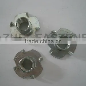 Steel T Nuts With Four Prongs thumbnail-1
