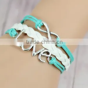 Woven Fashion Wrap Love Bracelet thumbnail-5