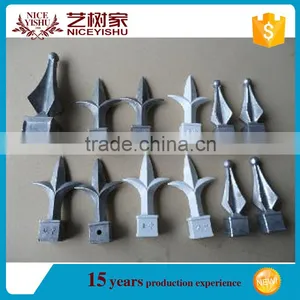 Wrought Iron Flowers and Leaves for Gate, Fence, Railing thumbnail-2