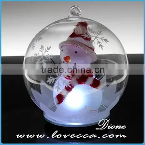 P----ER----Good Quality Glass Christmas Baubles, Christmas Tree Decoration Glass Ball thumbnail-1