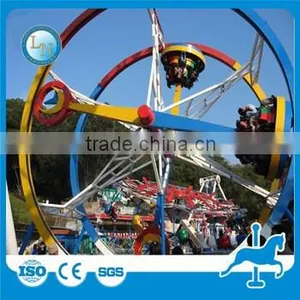 2016 Super Exciting Kids and Adult Games Park Amusement Ferris Ring Car Rides for Sale thumbnail-1