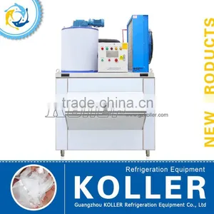 2016 New Design 1ton/day Flake Dry Ice Machine With Ice Bin for Fishing Equipment KP10 thumbnail-1