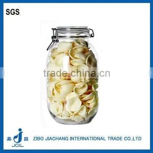 Zibo Clear Clincher Glass Cookie Jar With Clip Lid thumbnail-1